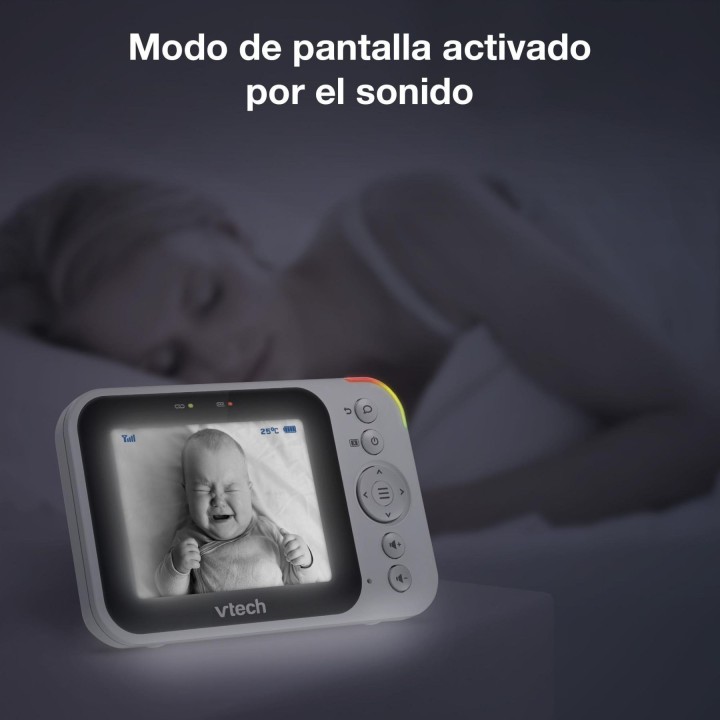 Monitor de vídeo inteligente para bebés da VTech com ecrã de 3,5 polegadas