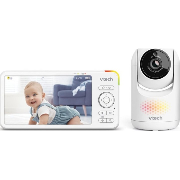 Monitor de vídeo para bebés VTech com ecrã de 5,5 polegadas