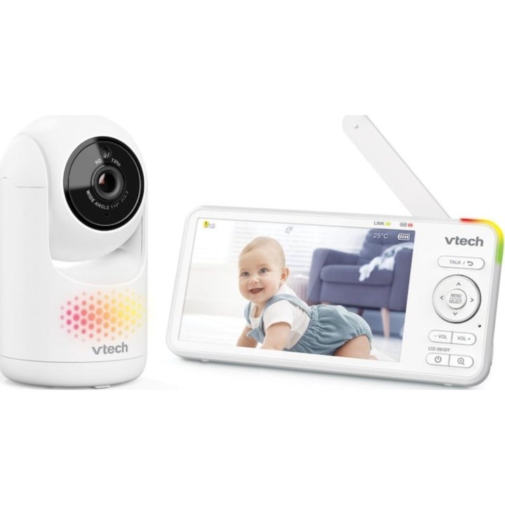 Monitor de vídeo para bebés VTech com ecrã de 5,5 polegadas