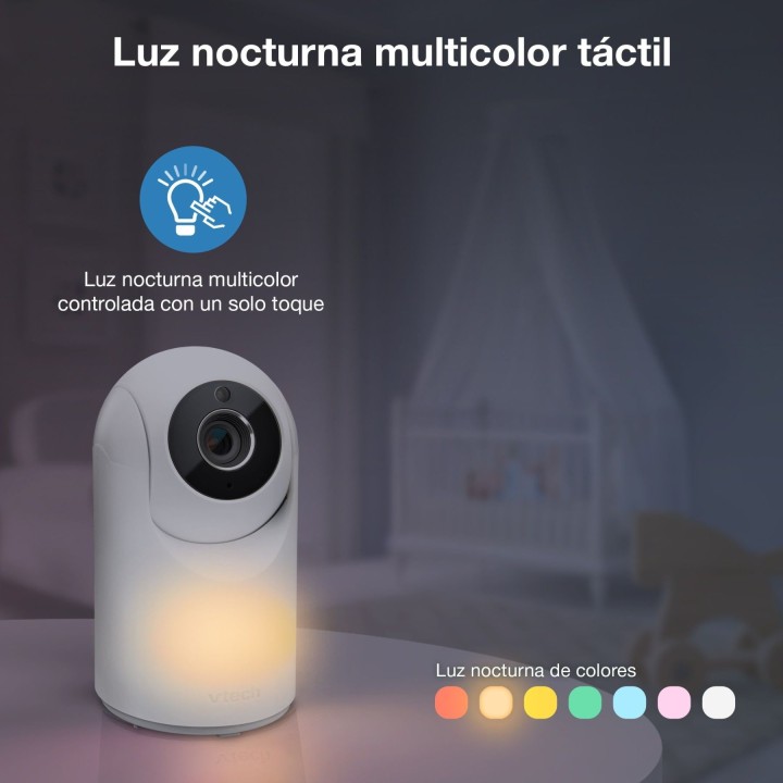 Monitor de vídeo para bebés VTech 4897027126822 de alta qualidade, com 7 polegadas e 2 câmaras