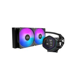 Cooler Master MasterLiquid Core Nex Digital Sistema di raffreddamento a liquido all-in-one per processore, 12 cm, nero, 1 pezzo(