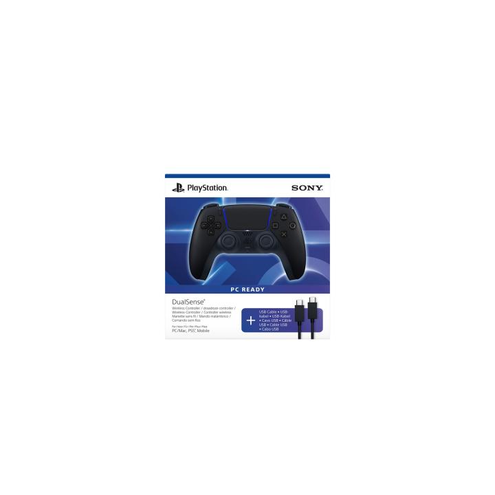 Sony Interactive Entertainment DualSense Black Bluetooth/USB Analog/Digital Gamepad for PlayStation 5 and PC