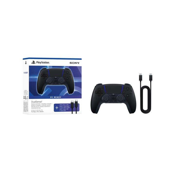 Sony Interactive Entertainment DualSense Preto - Comando analógico/digital com Bluetooth/USB para PlayStation 5 e PC