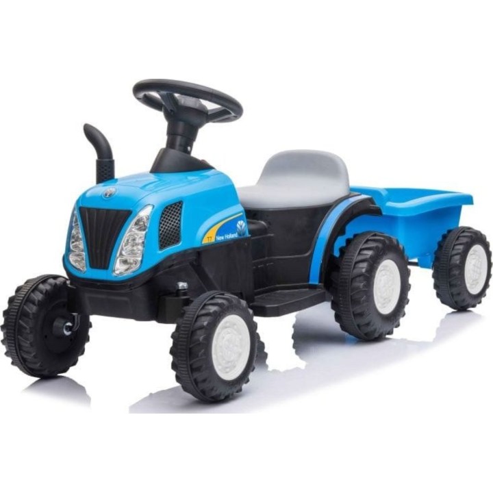 Trator a bateria A009 9331 com reboque, azul