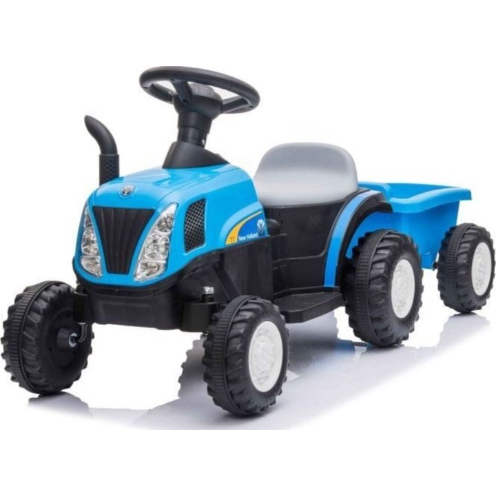 Battery-Powered Tractor A009 9331 with Trailer Blue