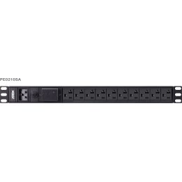 Basic 1U PDU with 16A surge protection