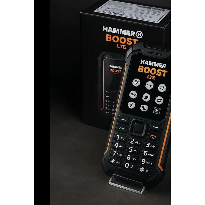 Smartphone HAMMER Boost LTE double SIM noir