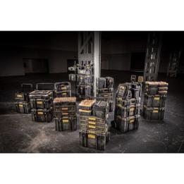 DeWALT DWST08061-1: piccolo pezzo e cassetta degli attrezzi in metallo, plastica nera, acciaio inossidabile, giallo