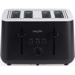 Salter EK5565MBLKFVDE Kuro 4-Slice Toaster
