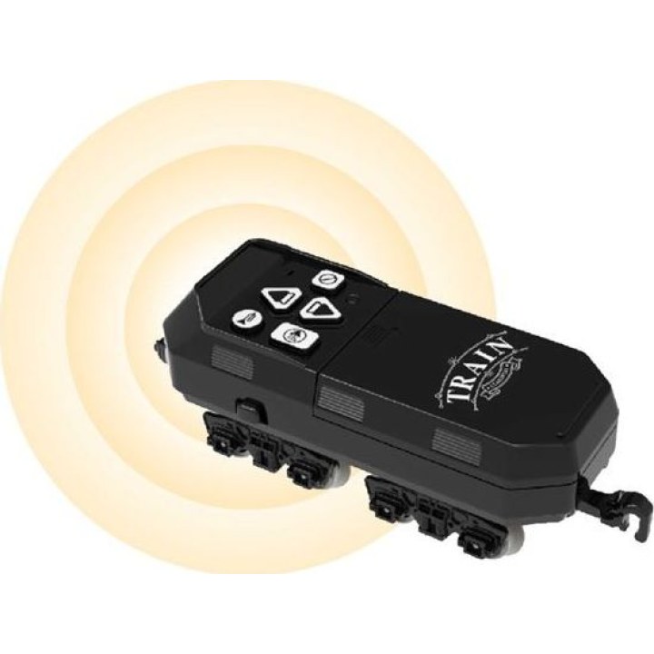 Set with a train, including sound and lights