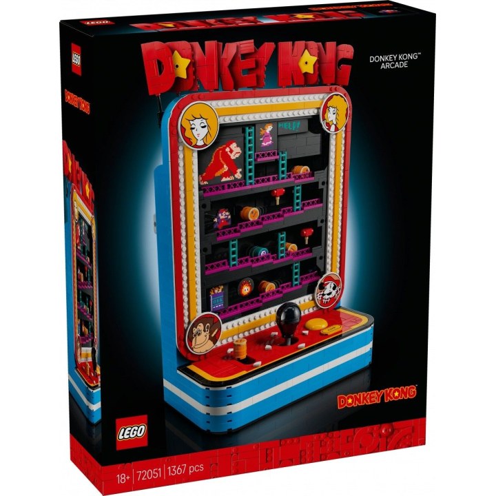 Bricks Super Mario 72051 Máquina recreativa de Donkey Kong