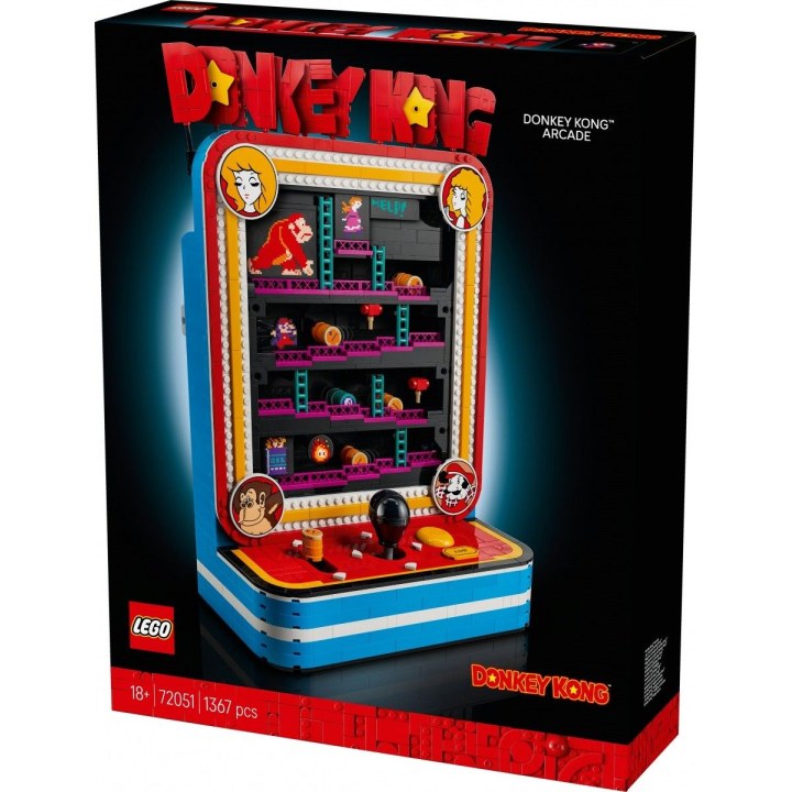 Bricks Super Mario 72051 Máquina recreativa de Donkey Kong