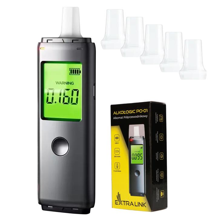 Alcoholímetro Semiconductor Extralink Alkologic Po-01