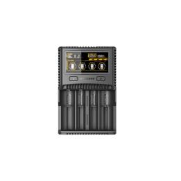 Chargeur de batterie Nitecore SC4 Piles à usage domestique Courant alternatif, courant continu