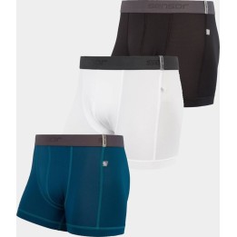 Sensor Coolmax Tech Boxershorts, 3er-Pack, 112528, Schwarz/Weiß/Saphir, Größe M