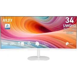 Monitor MSI PRO MP341CQW 34 polegadas 120Hz Curvo 1500R QHD UltraWide 3440x1440 VA