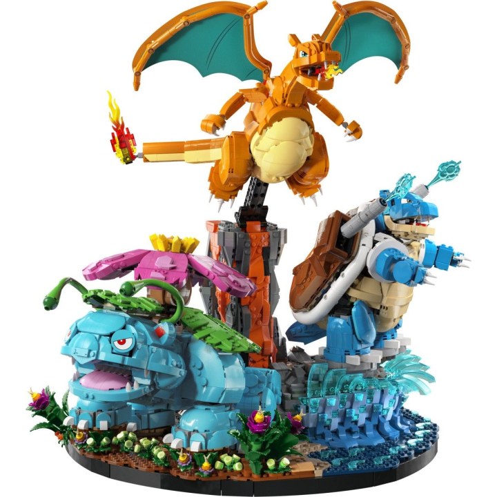Bricks Ninjago 72153 Venusaur, Charizard e Blastoise