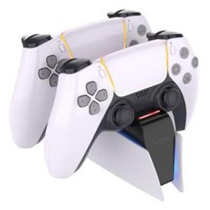 FIXED FIXPS5-DCC-BW Video Game Console Accessory and Charging System