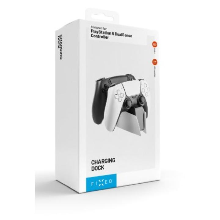 FIXED FIXPS5-DCC-BW Video Game Console Accessory and Charging System