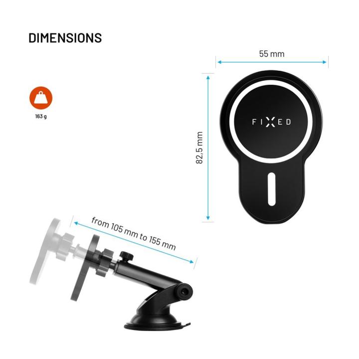 FIXED FIXMCLI-XL-BK Mount Passive Mount for Cell Phone/Smartphone Black
