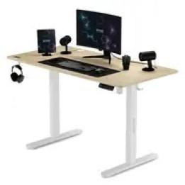 Nojo SENSE7 Electric Desk, 120x60, White Pine