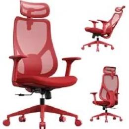 Sedia da ufficio SENSE7 Moyo Rossa