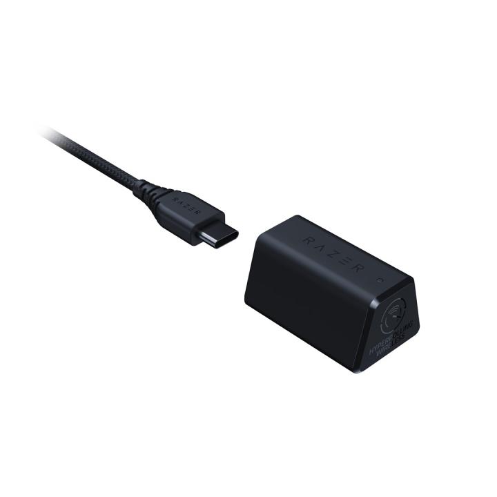 Mouse da gioco Razer DeathAdder V3 Pro per mano destra, wireless RF + USB Type-C, ottico, 30.000 DPI