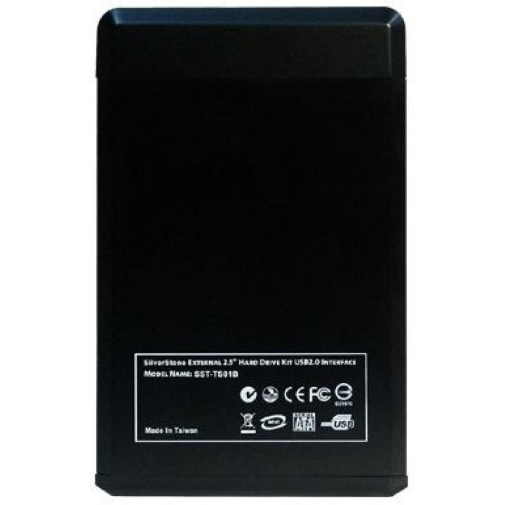 Silverstone TS01B Black 2.5"