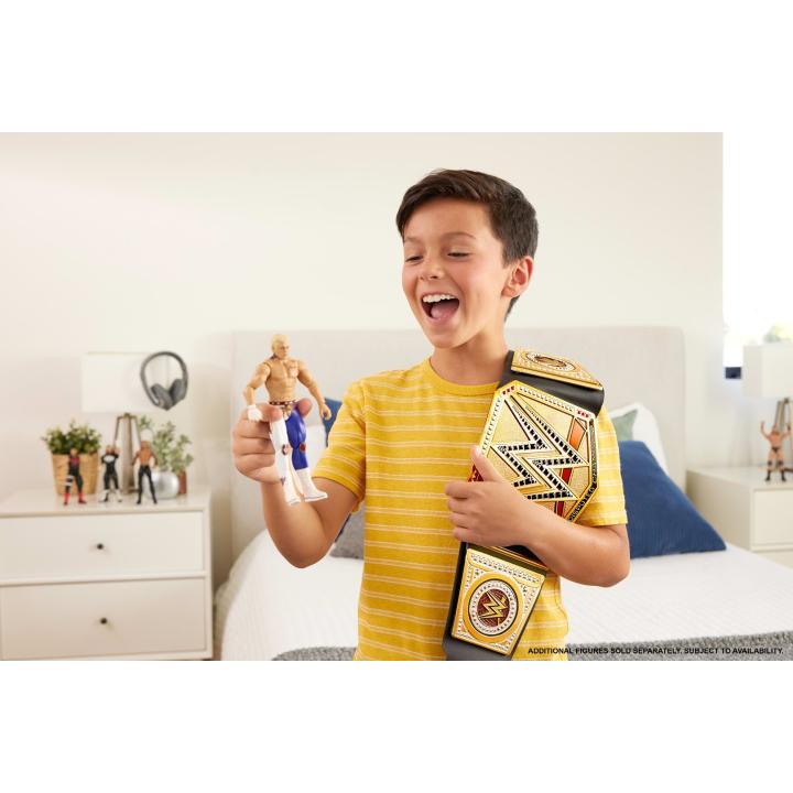 Mattel WWE Championship Assortment Meisterschaftsgürtel schwarz und gold