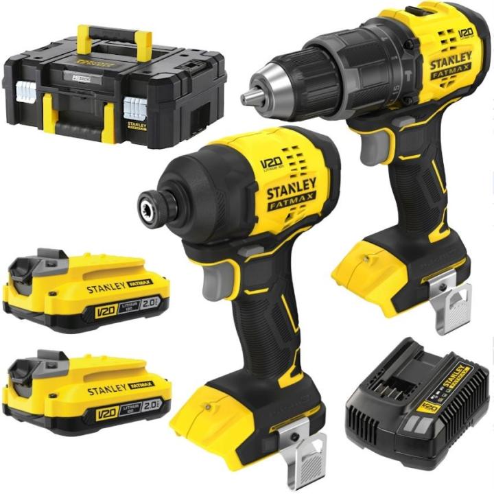 STANLEY SET V20 (SFMCD716, SFMCD811) 2x2,0 Ah PRO-STACK BL