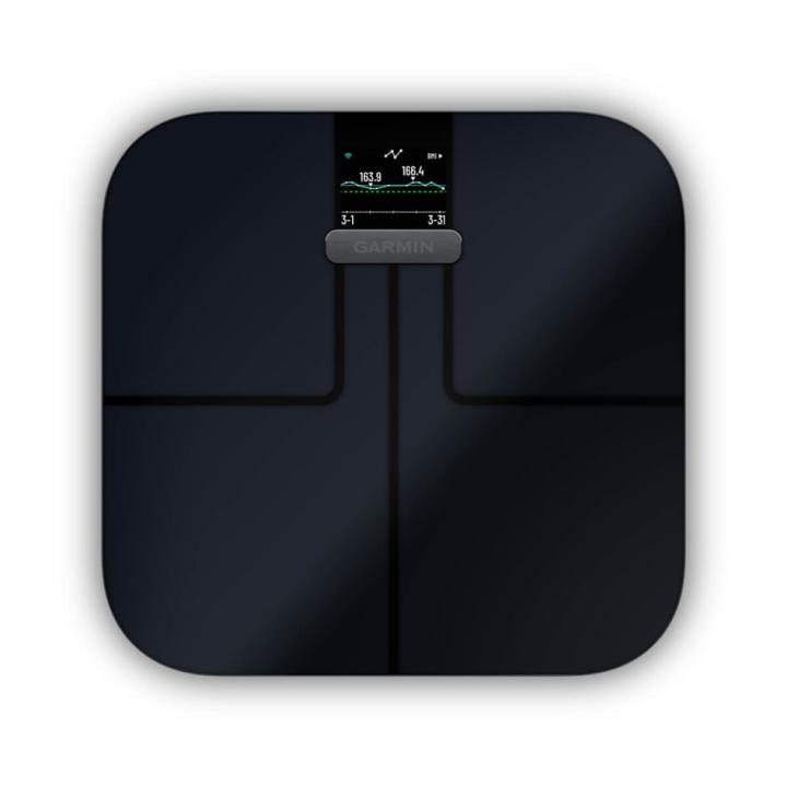 Garmin Index S2 Black Rectangle Personal Digital Scale