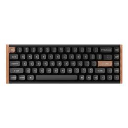 Keychron K6 HE Universal USB + Bluetooth Keyboard, Brown, Black