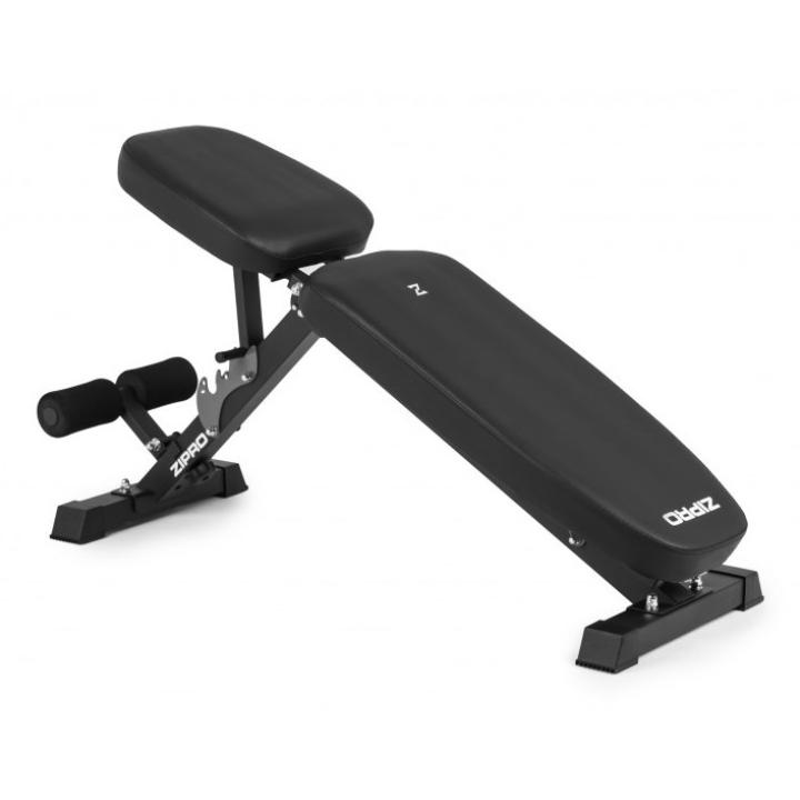 ZIPRO JACKED Support de base/musculation Dossier réglable Siège réglable Salle de sport, Domicile Noir