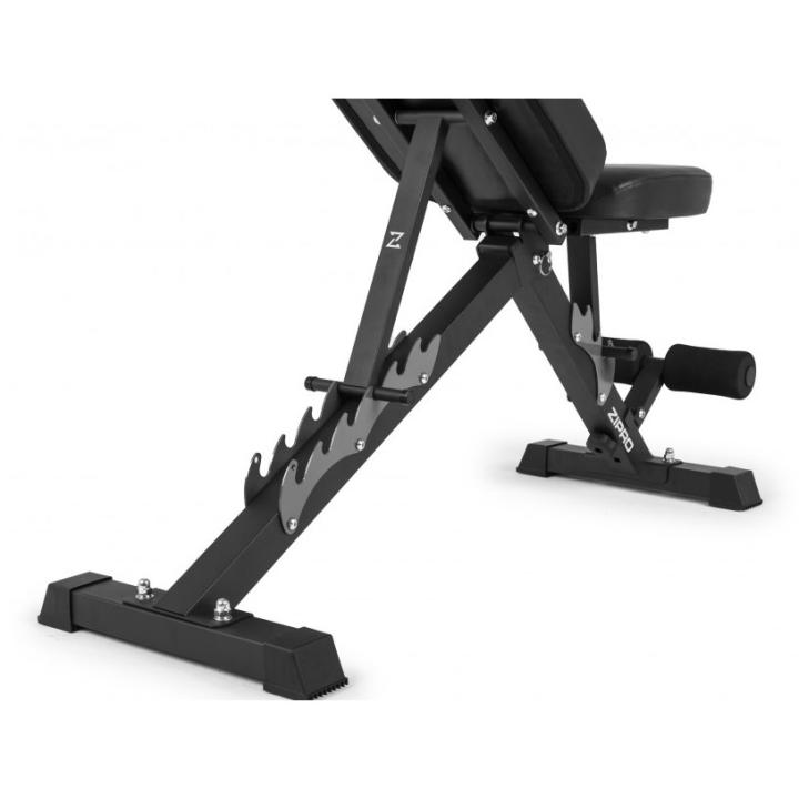 ZIPRO JACKED Basic/Weight Training Rack Adjustable Backrest Adjustable Seat Gym, Home Use Black