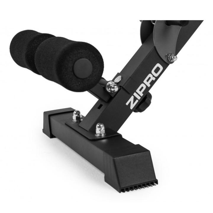 ZIPRO JACKED Basic/Weight Training Rack Adjustable Backrest Adjustable Seat Gym, Home Use Black