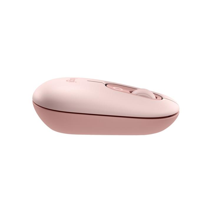 Ensemble Logitech Pop Icon : clavier et souris inclus, clavier QWERTY international américain universel Bluetooth, rose