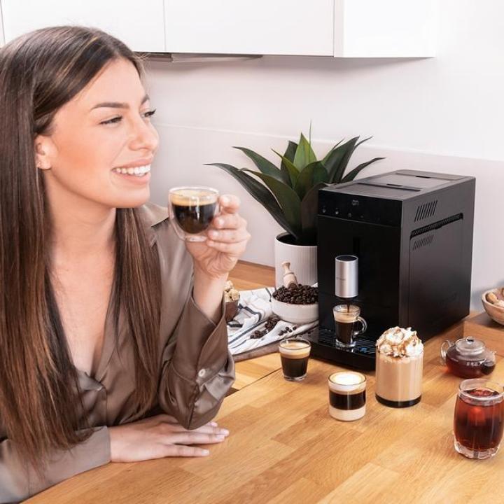 Cecotec Cremmaet Compact Macchina per caffè espresso completamente automatica da 1,1 L