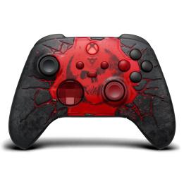 Controller wireless Microsoft Xbox - Gears of War: E-Day Limited Edition Nero, Rosso - Gamepad Bluetooth analogico/digitale per 