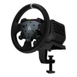 Logitech G RS50 System, 3-teiliges Simulationslenkrad-Set – RS50-Lenkradbasis mit Direktantrieb (8 N⋅m), RS Wheel Hub mit 13 Tas