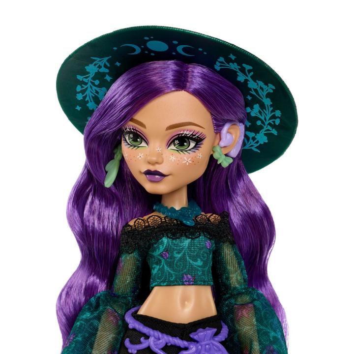 Poupée Monster High Willow Thorne Moonspell Magic, sorcière de la nature avec ses accessoires