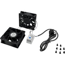 Ventilatore per armadi esterni con termostato, set da 2 pezzi ALANTEC