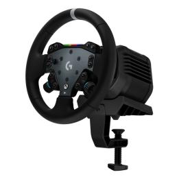 Système Logitech G RS50, ensemble de volant de simulation en 3 pièces - Base de volant RS50 avec entraînement direct de 8 N⋅m, R
