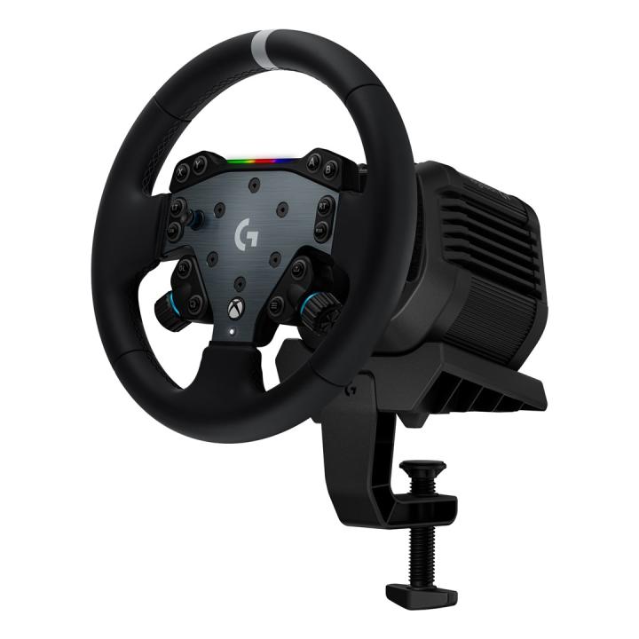 Système Logitech G RS50, ensemble de volant de simulation en 3 pièces - Base de volant RS50 avec entraînement direct de 8 N⋅m, R