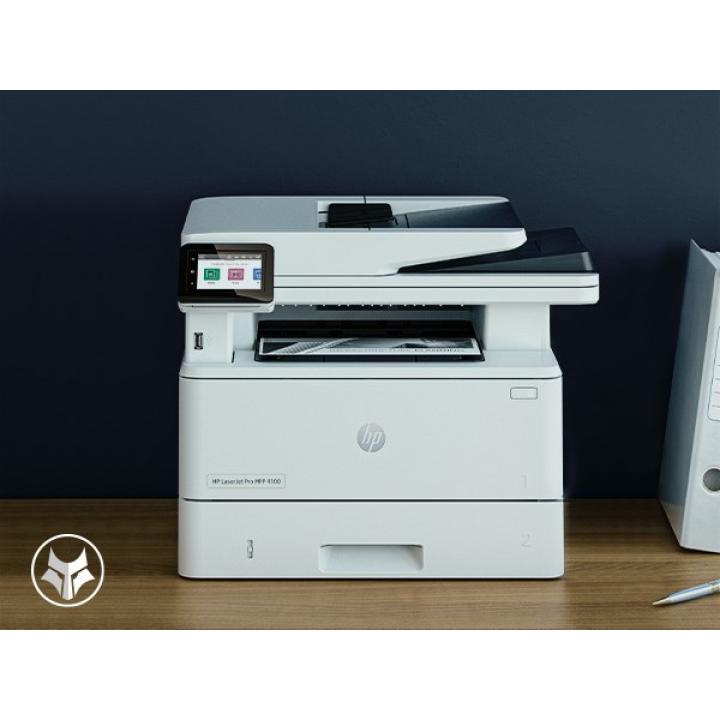 HP LaserJet Pro 4102fdn Schwarz-Weiß-Multifunktionsdrucker, nur Ethernet; Kopierer, Scanner