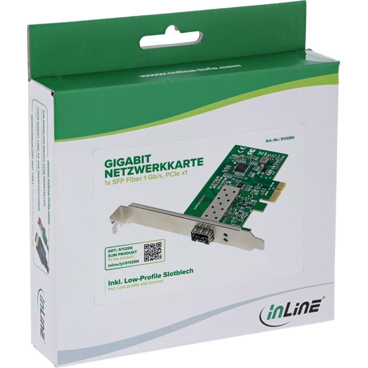 InLine 51125N: placa e adaptador de interface interno
