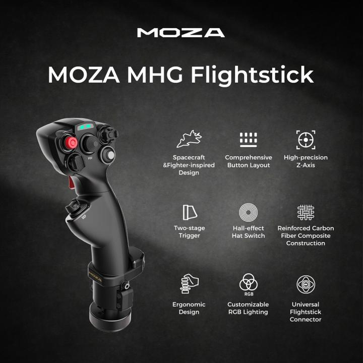 MOZA MHG Flight Stick Flughebel