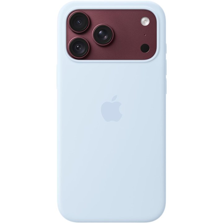 Apple Silicon Back Cover in Hellblau mit MagSafe für das Apple iPhone 18 Pro Max