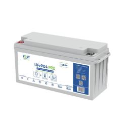 LiFePO4 Battery 12.8V 200Ah BMS Bluetooth Mat