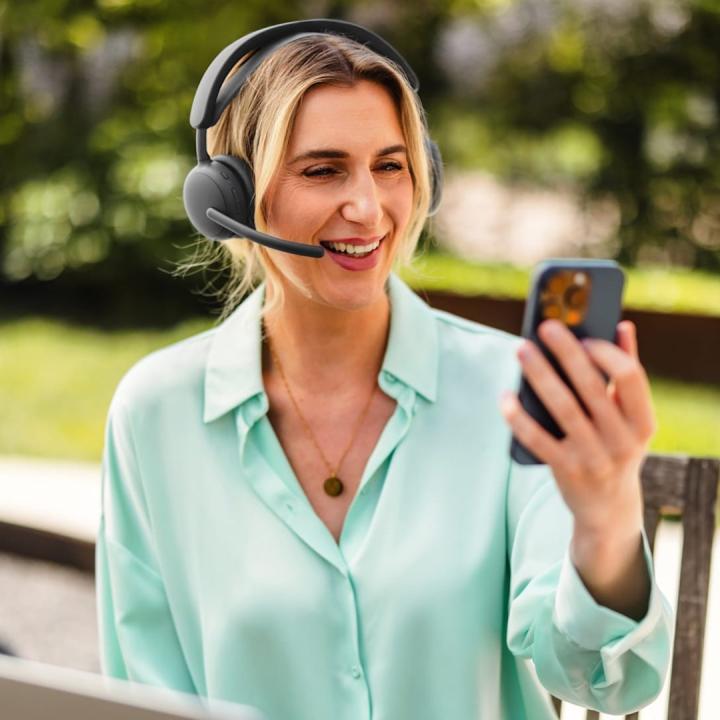 Logitech Zone Wireless 2 ES: cuffie wireless con cancellazione del rumore, tecnologia ANC ibrida adattiva, Bluetooth, certificaz