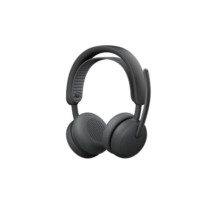 Logitech Zone Wireless 2 ES: cuffie wireless con cancellazione del rumore, tecnologia ANC ibrida adattiva, Bluetooth, certificaz